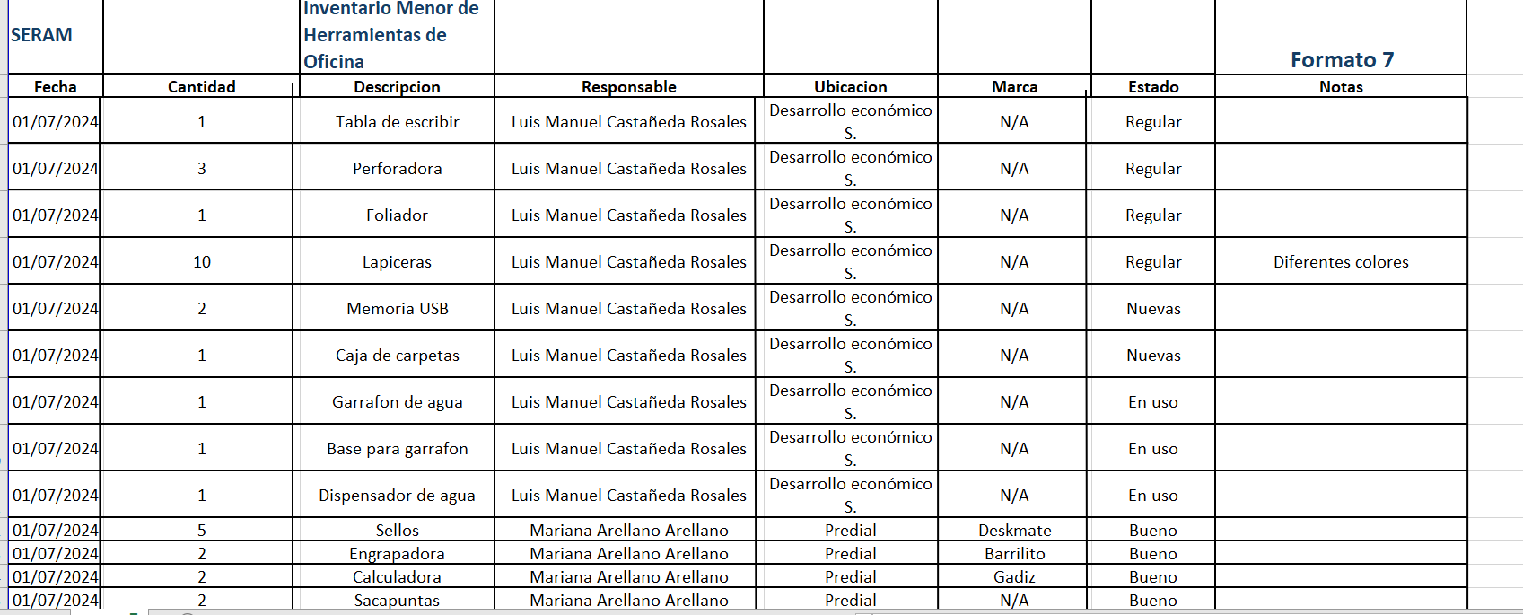 Imagen de SERAM BIENES MUEBLES