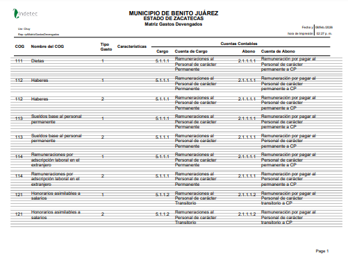 Imagen de GASTO DEVENGADO